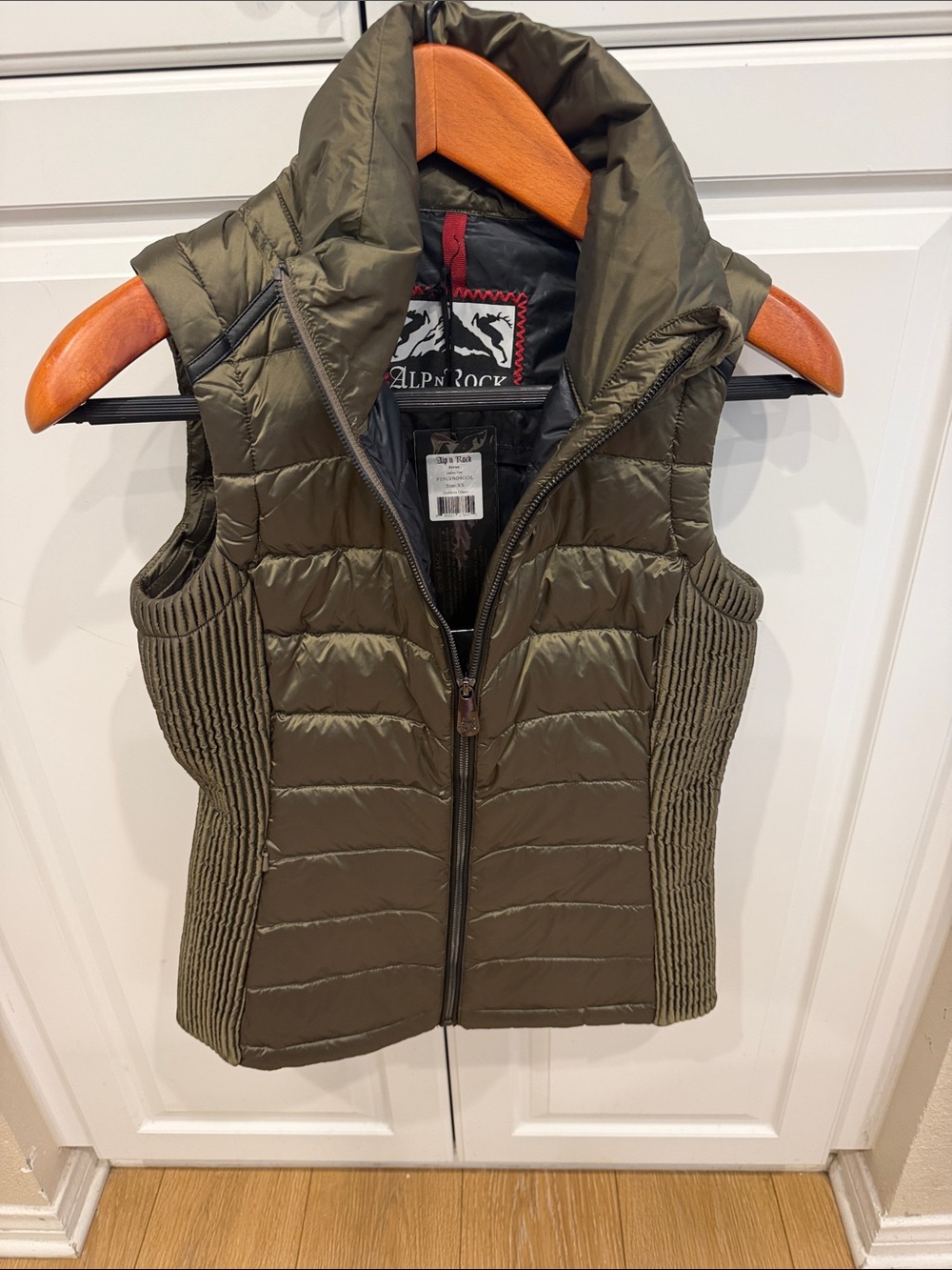 Alp N Rock Golden Olive Quilted Vest